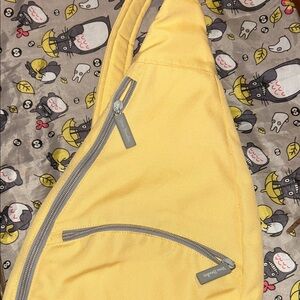 Vera Bradley Yellow Bag with Gray Accents